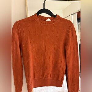 Hermes Orange Sweater